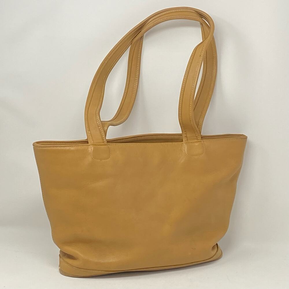 Vintage Coach Caramel Leather Tote Bag